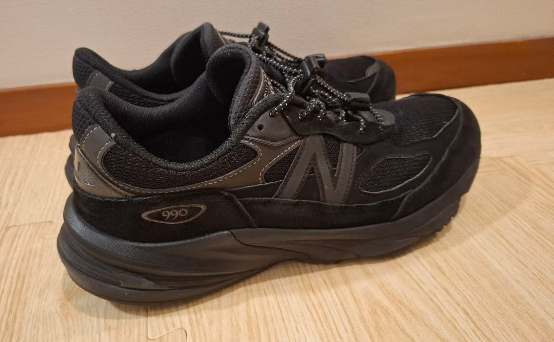 【美品】ニューバランス U990 BB6 V6トリプルブラック 28.5cm