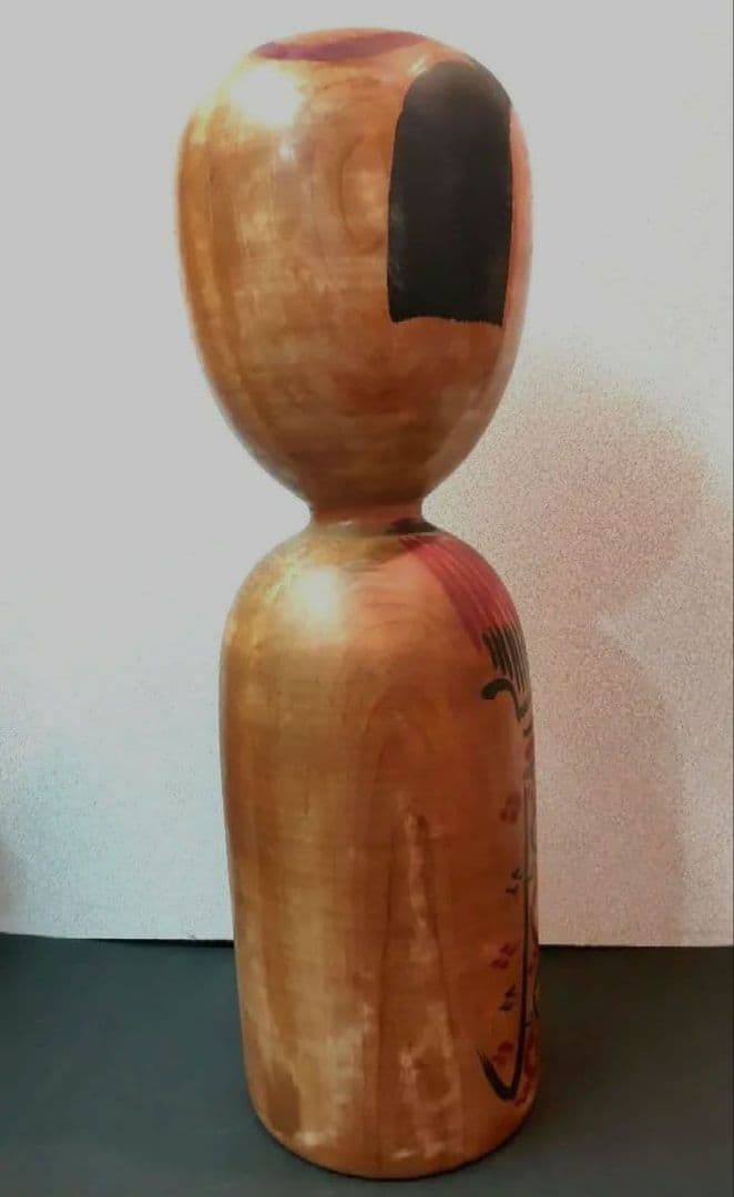 711Z196骨董品 伝統こけし 秋田木地山 置物 彫刻