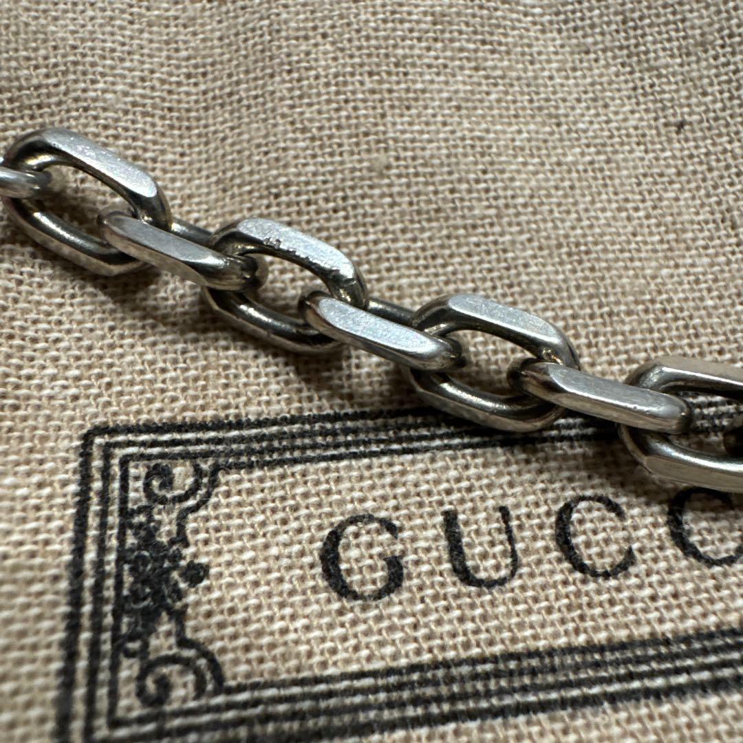 GUCCI インターロッキング チェーンブレスレット