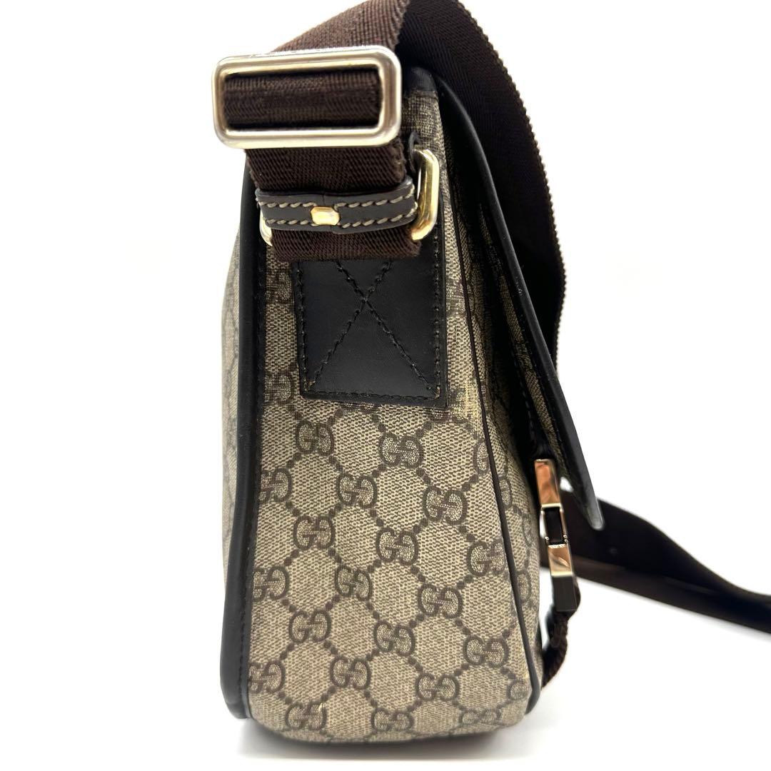 【美品】GUCCI ショルダーバッグ メッセンジャーバッグ GG スプリーム