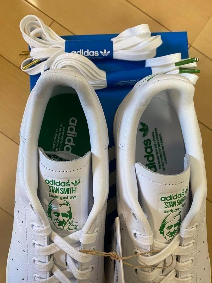 ‼️天然皮革‼️新品✨スタンスミス adidas 27.0 　エアフォース1白黒