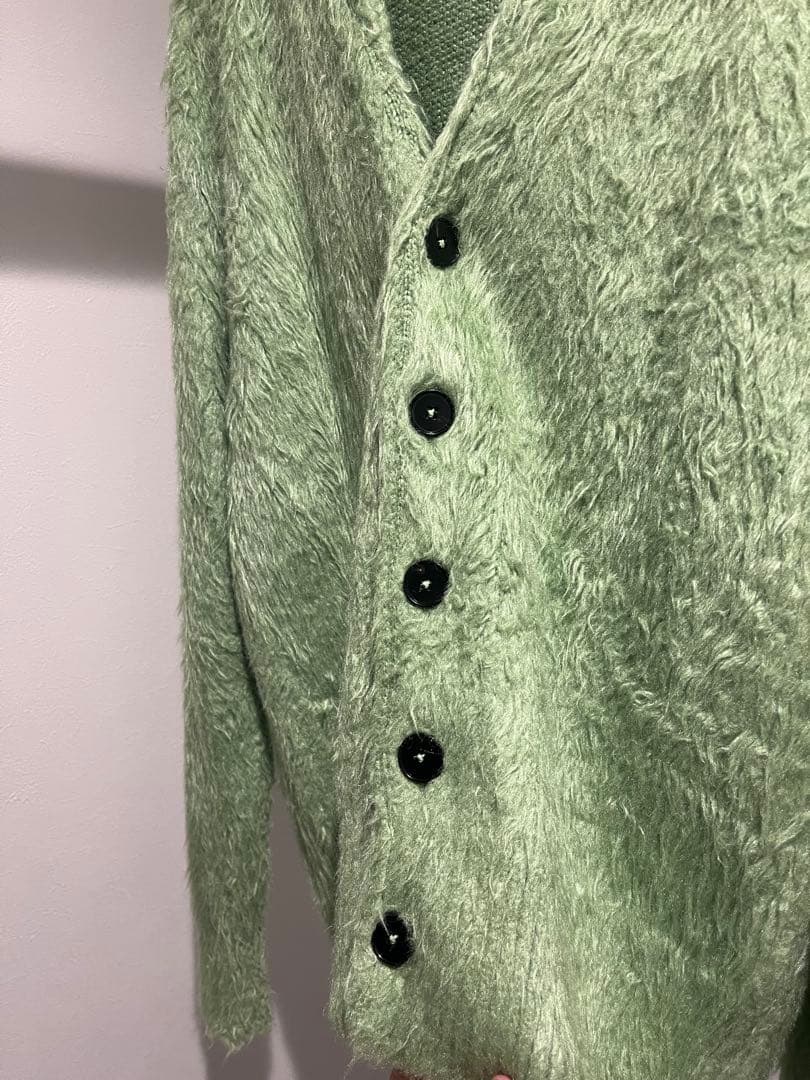 JILSANDER シルクカーディガン ライムグリーン