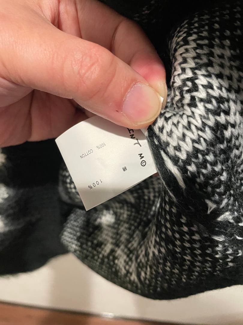 SAINT Mxxxxxx デニムティアーズカーディガン M