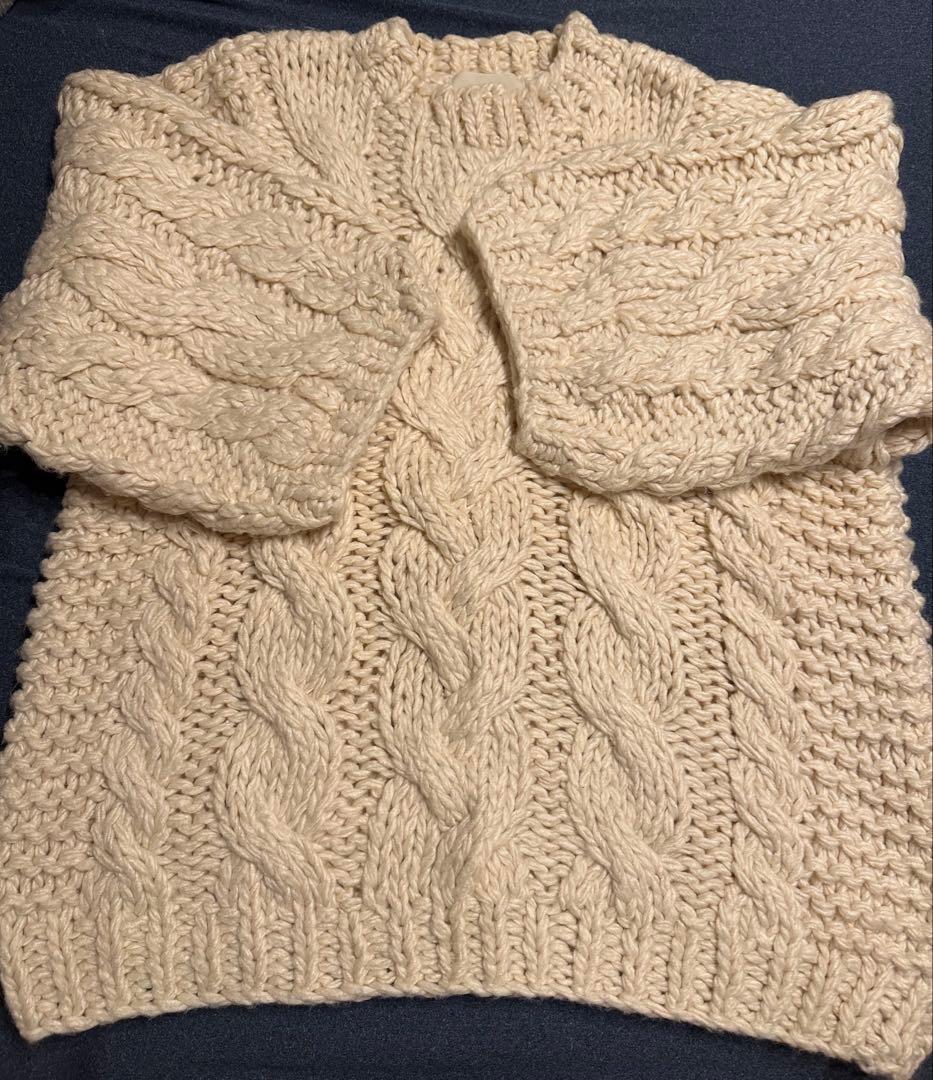 THE TOE MARAIS HANDMADE KNIT アイボリー