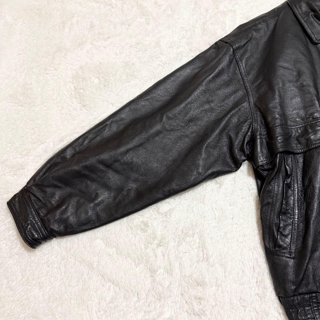 PHASE TWO 本革 レザージャケット ビックサイズ 90s インナー付