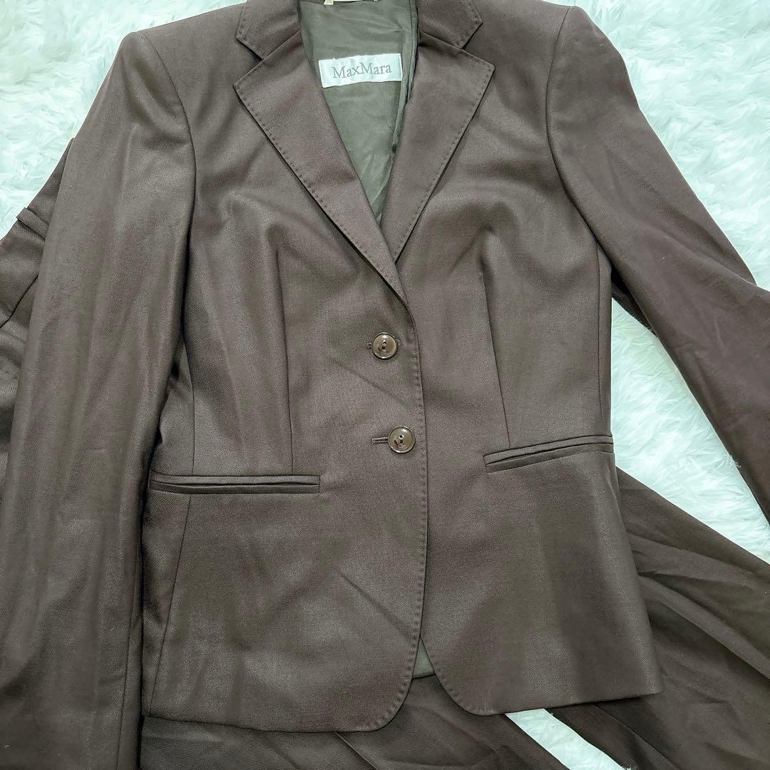 マックマーラ　白タグ　スーツ　セットアップ　パンツ　ジャケット