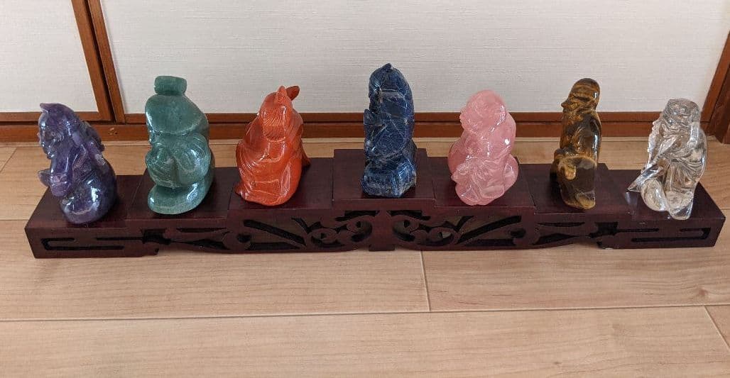 ★七福神 7種天然石置物