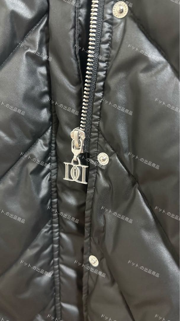 Darich ダーリッチ ロングダウンコート ファー付き ブラック Sサイズ