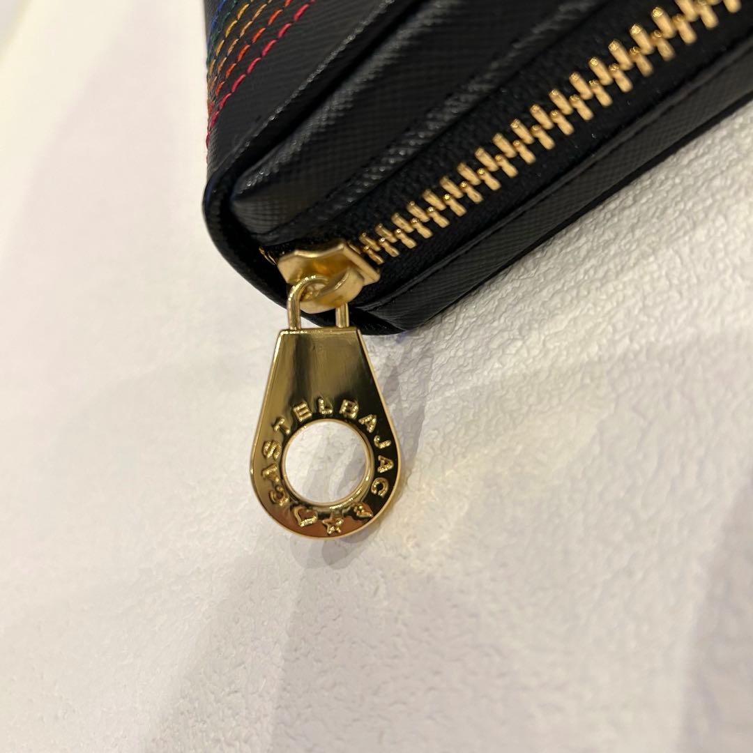 極美品✨CASTELBAJAC シェスト　ラウンドファスナー　長財布　ブラック