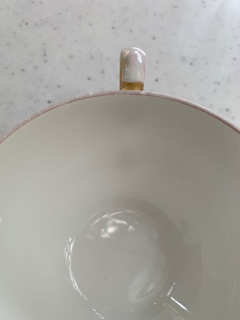 希少　大倉陶園　オールド大倉　コーヒーカップ　赤マロン印　1929 ヴィンテージ