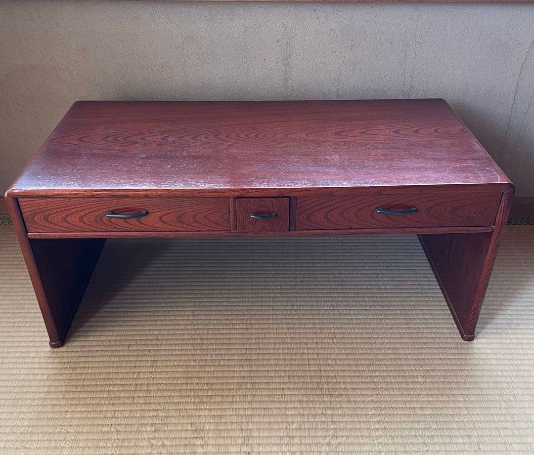 文机　ローテーブル　アンティーク　古家具