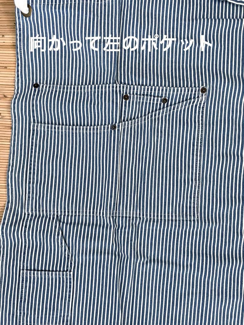 新品未使用タグ付き✳︎ラルフローレンホーム✳︎ヒッコリーストライプ✳︎デニムエプロン