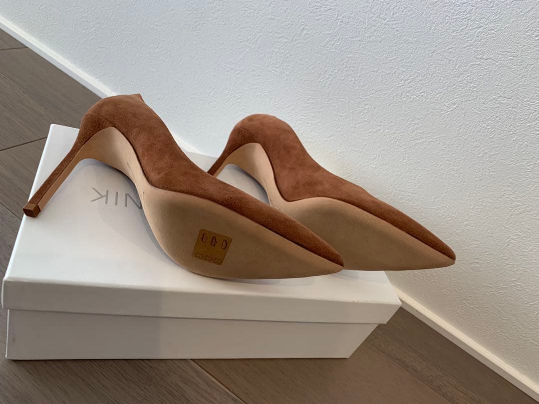 【未使用】MANOLO BLAHNIK ブラウン スエード 35.5