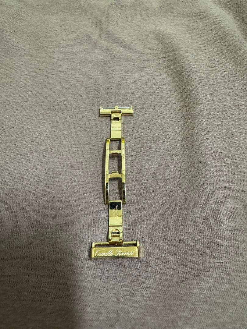 カミーユフォルネ　Dバックル　ゴールド18mm 旧ロゴ 刻印入り