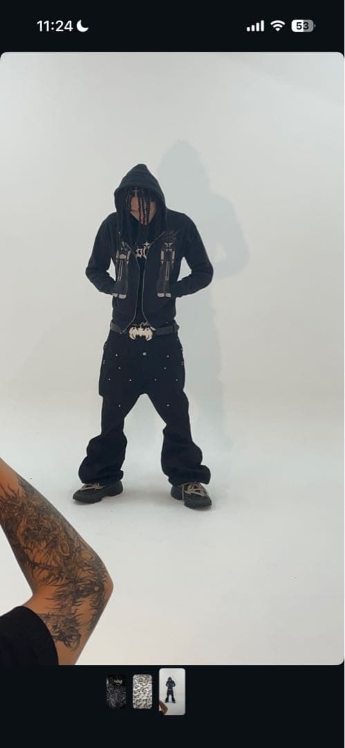 KOUGA Character Hoodie M 清良人