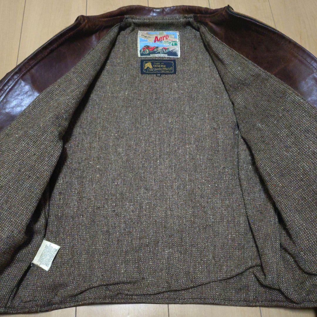 エアロレザー スコットランド製 ホースハイド ハーフベルト ハーフベルテッド38