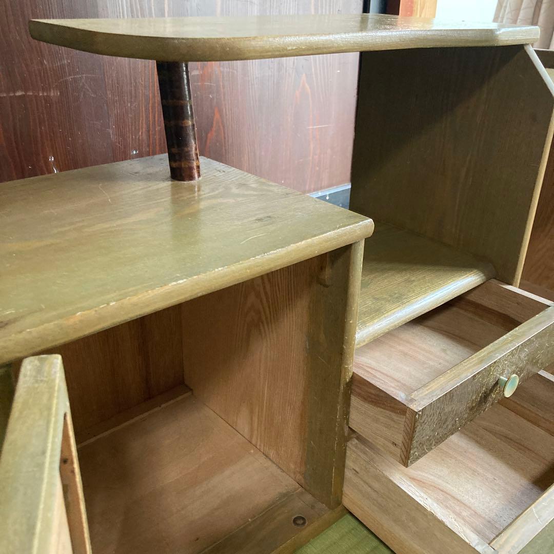 昭和レトロ☆アンティーク　小物収納　飾り棚