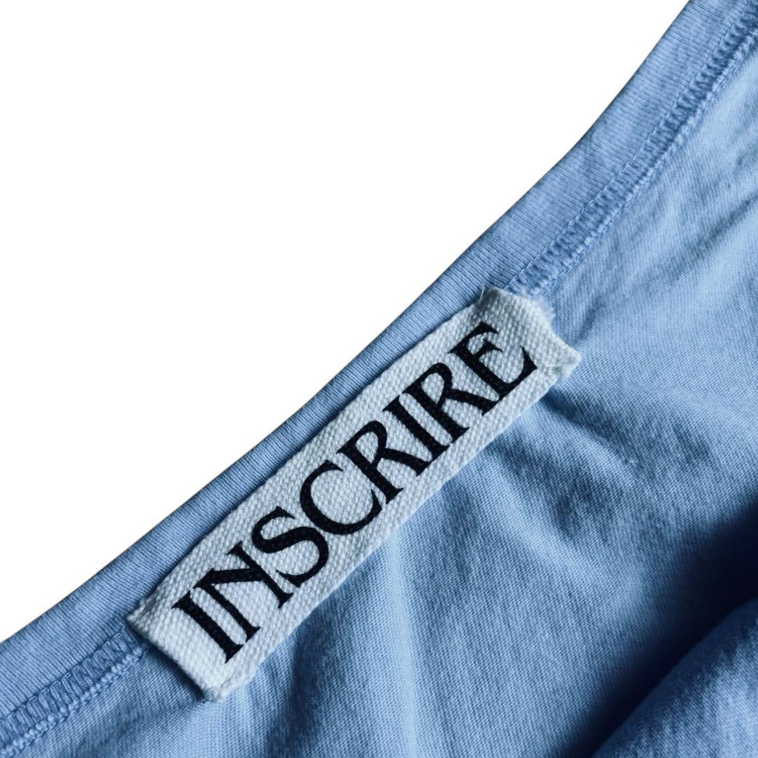 INSCRIRE アンスクリア レイヤードタンクトップ フリーサイズ 水色