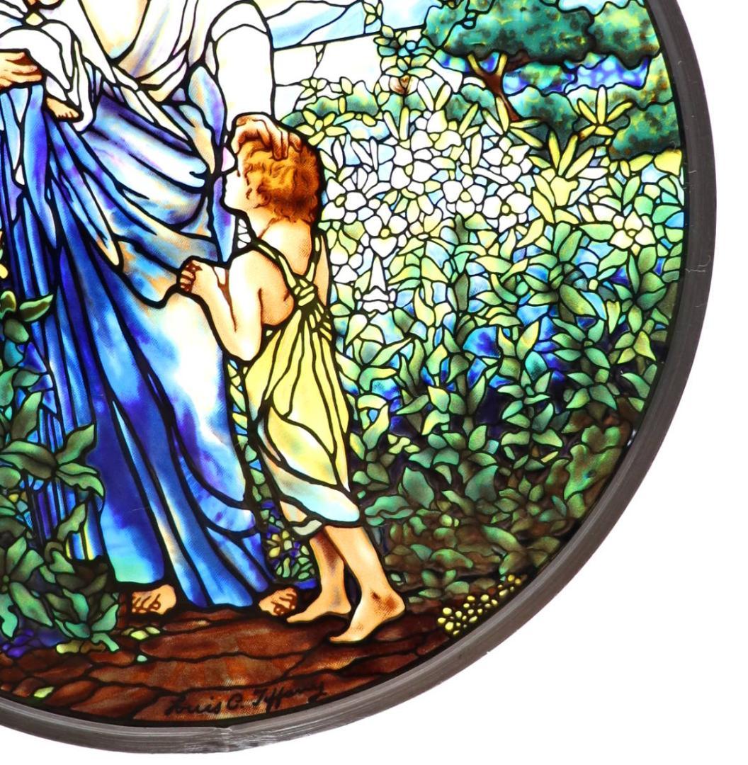 ティファニー ヴィンテージステンドグラス 聖ステファノ監督教会キリストと子供たち