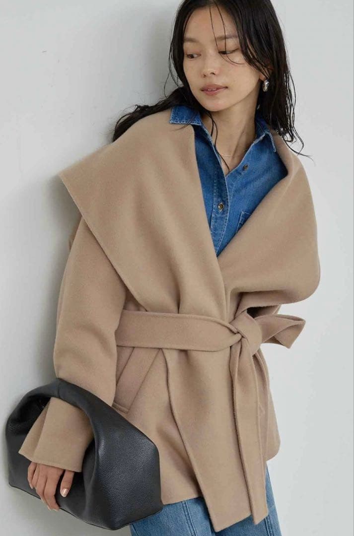 GALLARDAGALANTE ガリャルダガランテ♡ リバー ショール コート