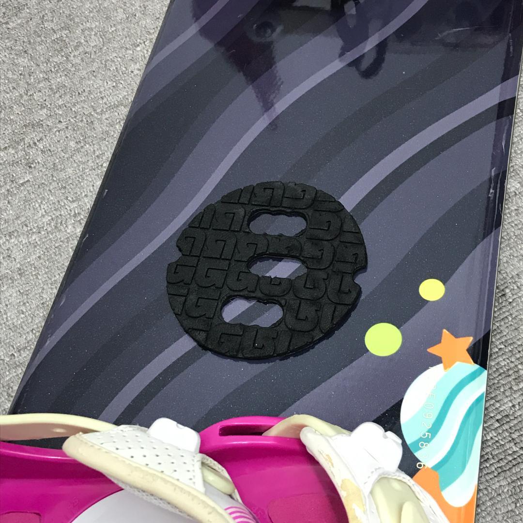 状態良■子供用■2点セット■WAX済■kissmark ボード ビンディング