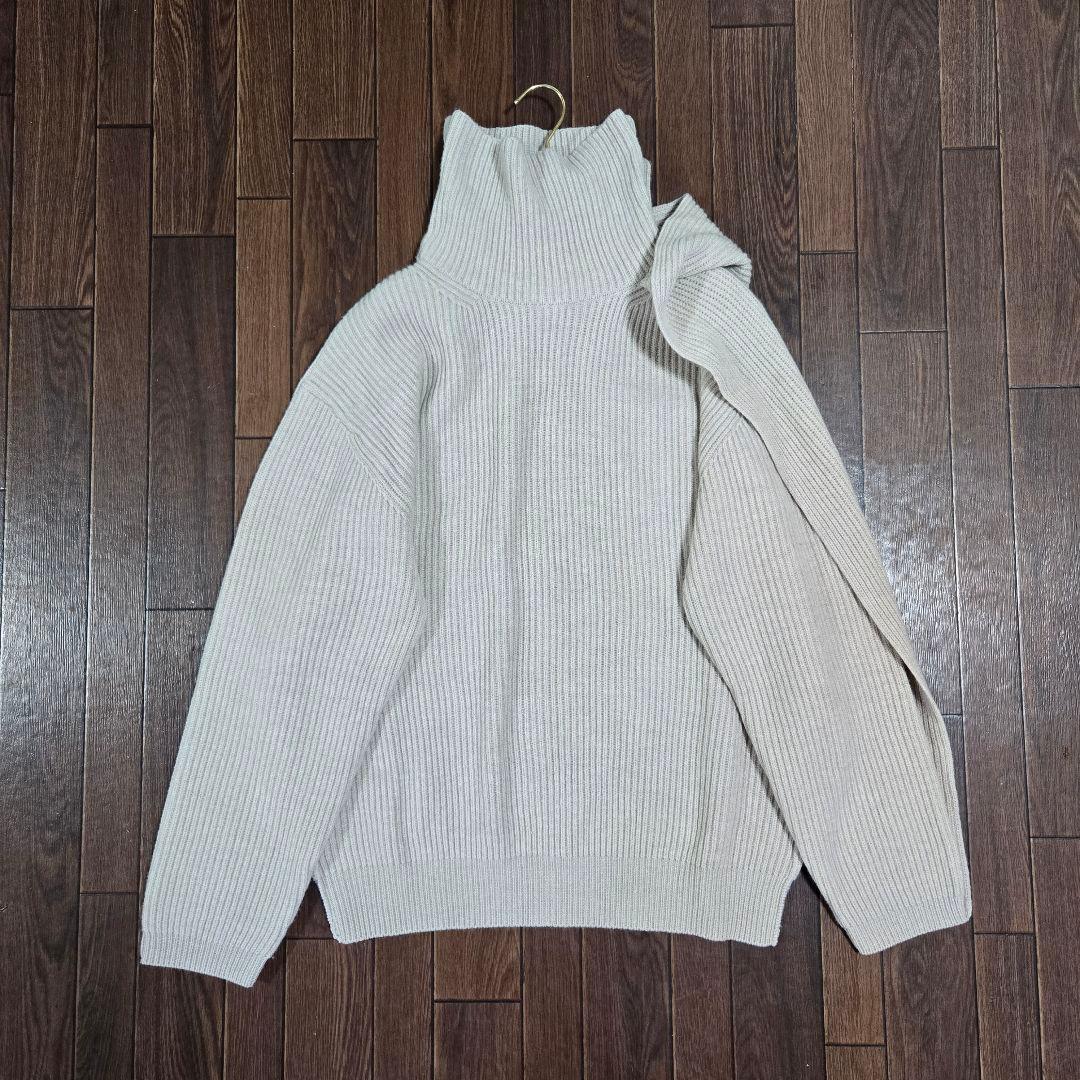 極美品◆ルシェルブルー購入 アイレネ ミラノリブ ニット セーター