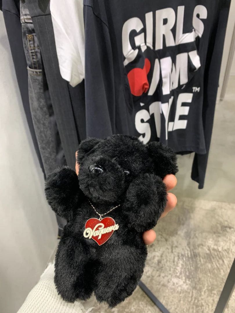 vaquera クマ キーホルダー ブラック DSM購入 限定カラー タグ付き