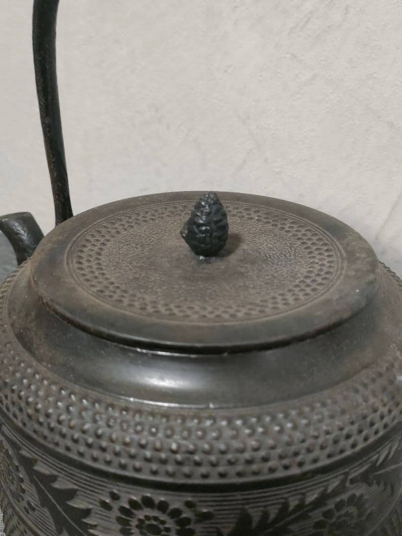 ★南部鉄瓶　未使用　長期保管品　盛栄堂　南部鉄器　やかん