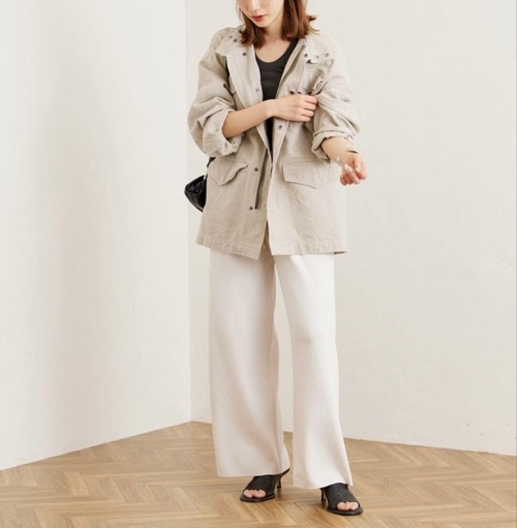 【FRAMeWORK】綿麻キャンバスフィールドジャケット