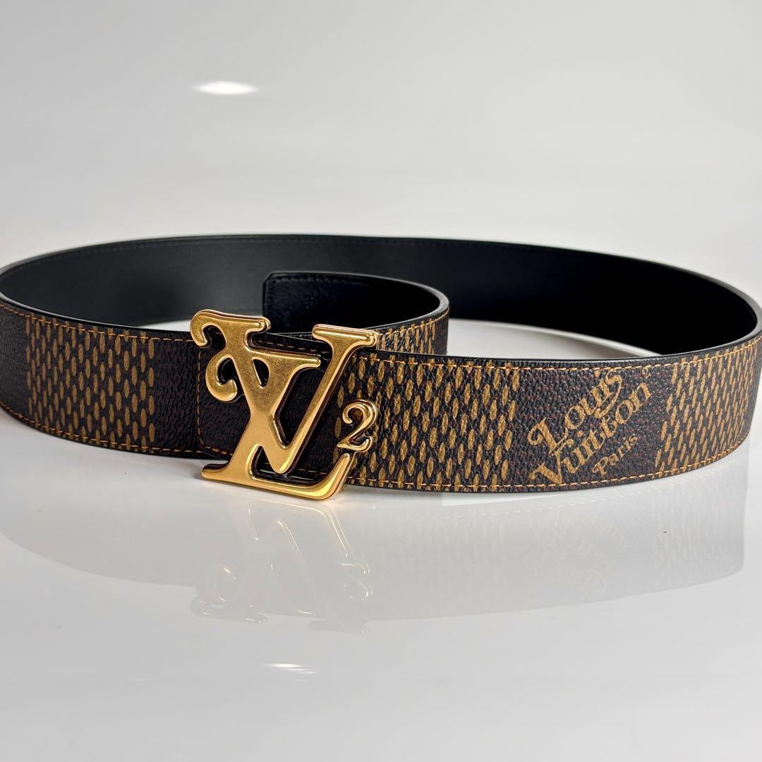ルイヴィトン NIGO コラボ LV2 サンチュール ベルト リバーシブル