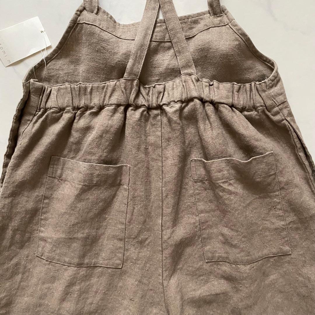 motomi.m モトミエム　リネンサロペット