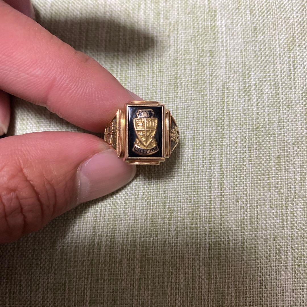 ヴィンテージ　カレッジリング　1942 10k college ring