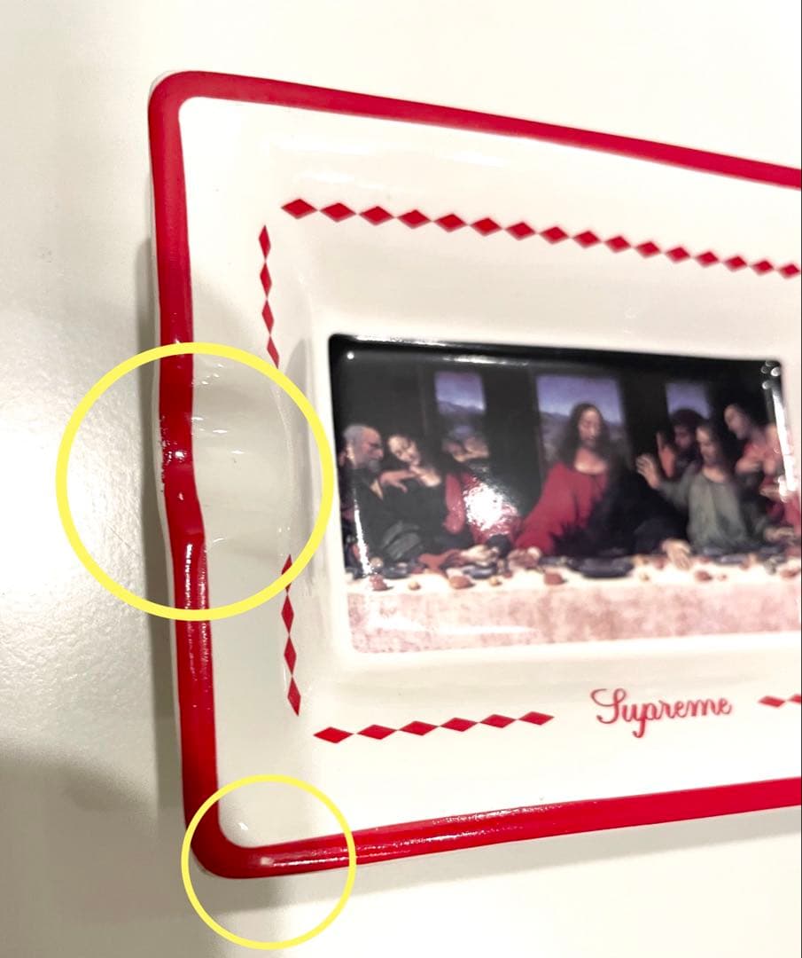 Supreme 四角形灰皿 最後の晩餐デザイン