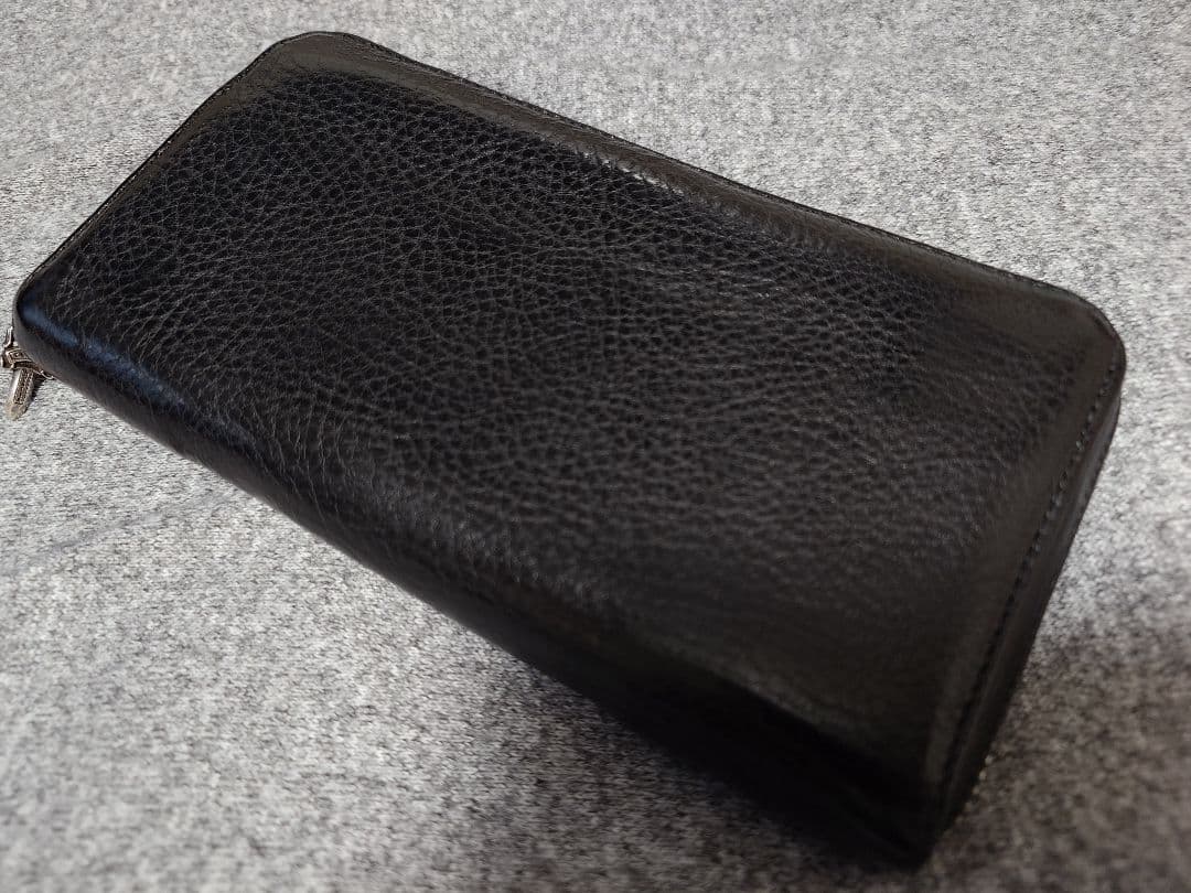 クロムハーツ セメタリー クロスパッチ ダガー ラウンド長財布 インボイス原本