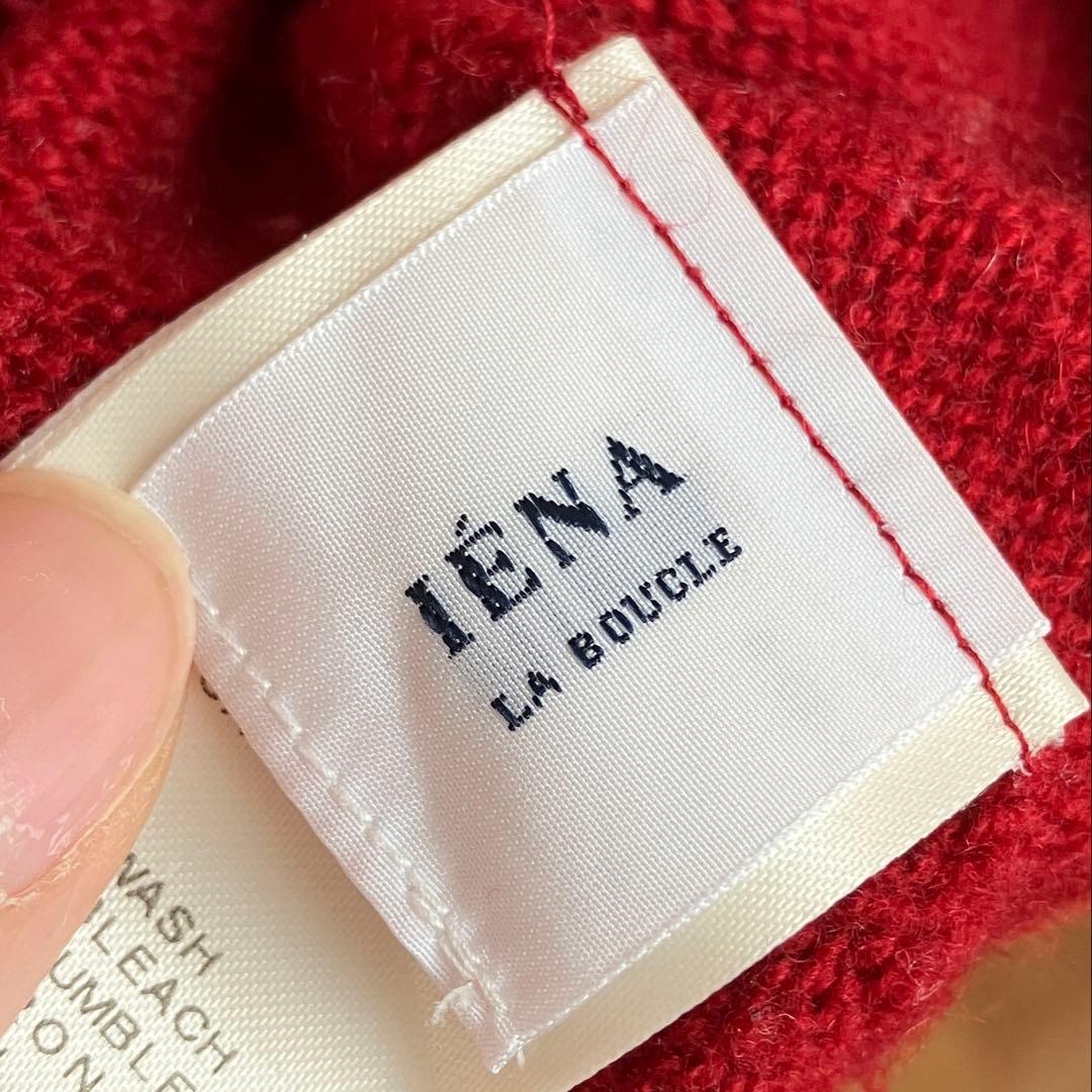 【鮮やか過ぎない大人の赤色♫】イエナ　カシミア　タートルプルオーバー