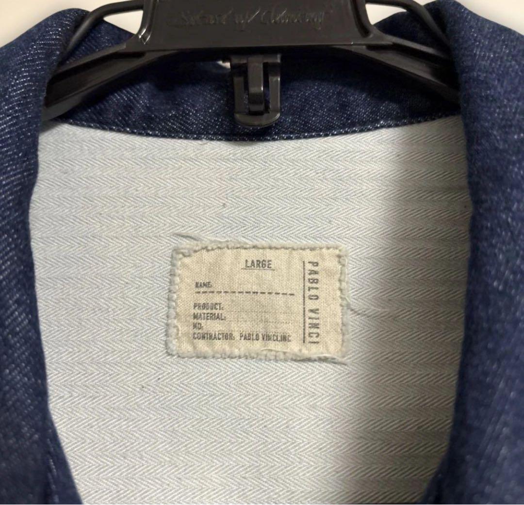 PABLO VINCI デニムシャツ Lサイズ