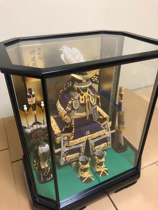 五月人形　ケース 1度のみ使用 伊達政宗