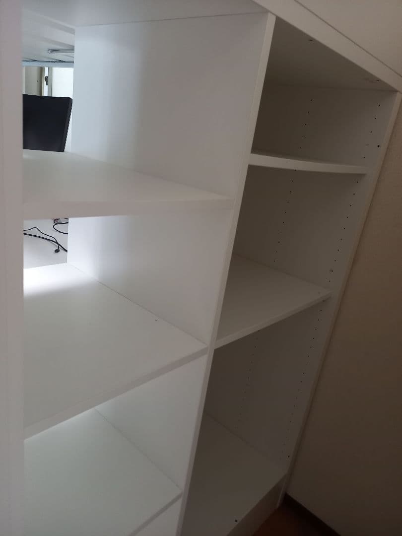 イケヤ ホワイト ロフトベッド・デスク一体型 説明書付き