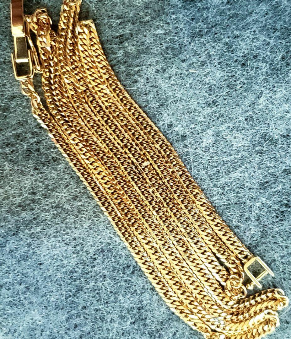 【18金12面トリプル 約7,0g❗】喜平ネックレス46cm✴新品✴証明書付