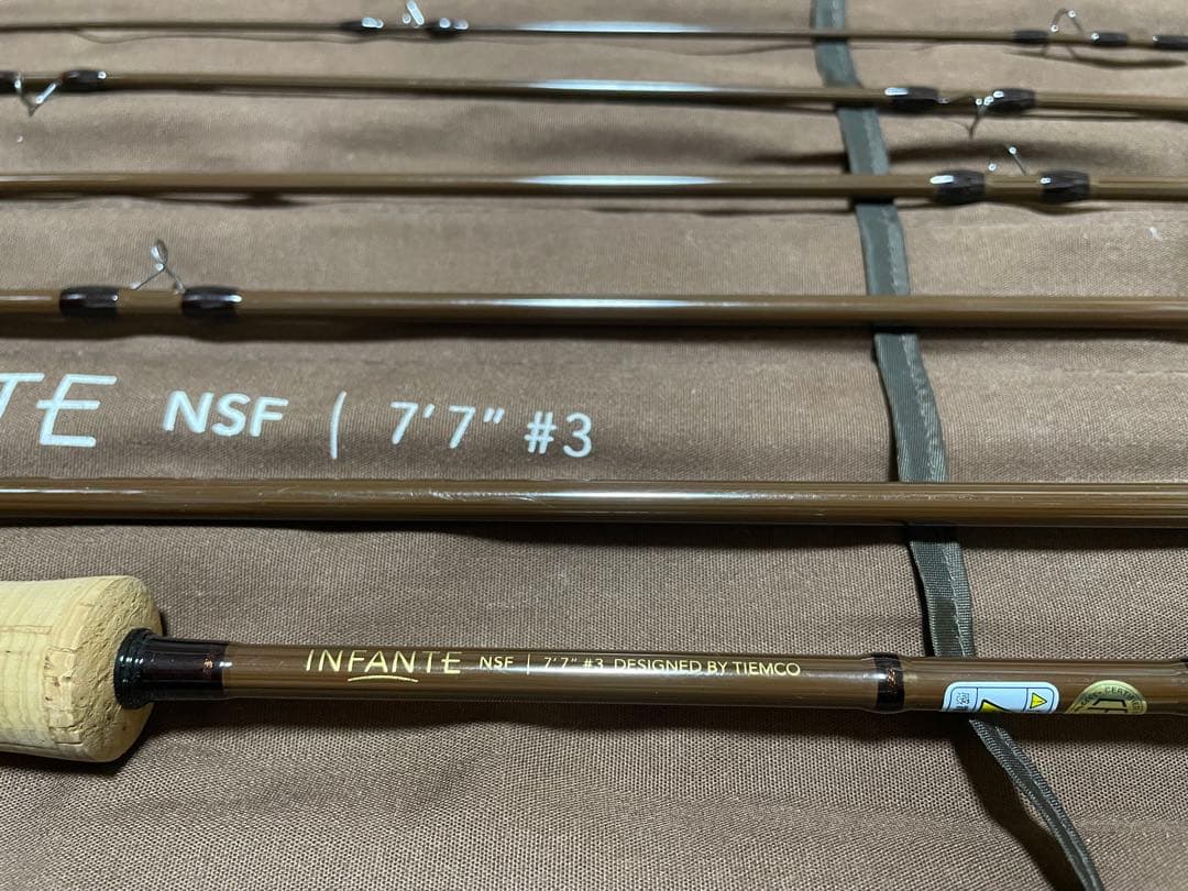 ティムコINFANTE NSF 7'7\" #3 フライロッド6ピース