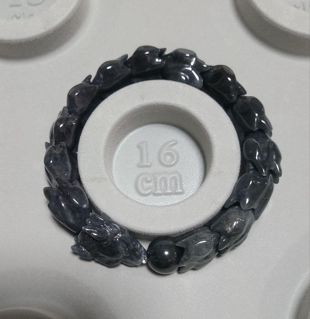 CAESAR 天然翡翠 ドラゴン ブレスレット 鑑定書付き