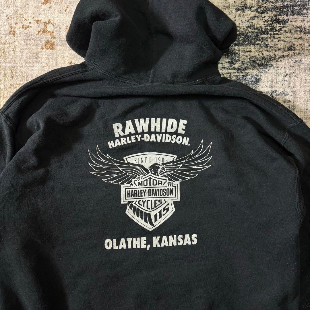 Harley Davidson ハーレーダビットソン スウェットパーカー 黒