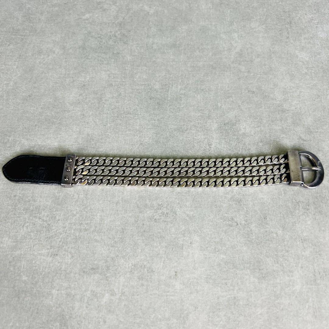 Vintage Hermes エルメス ブックルセリエ ブレスレット シルバー