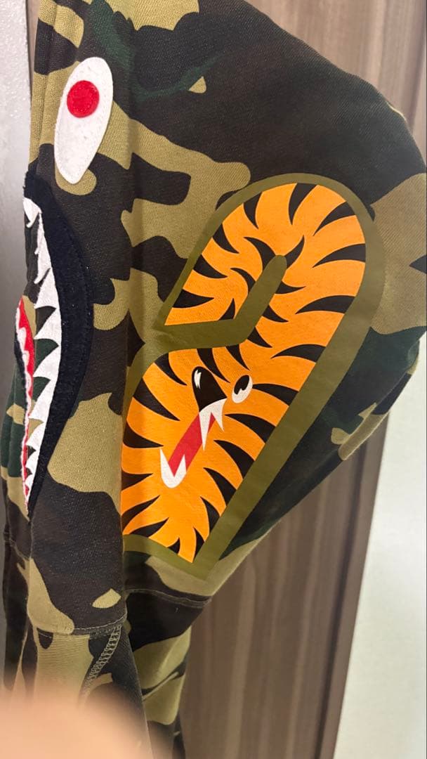 BAPE シャークパーカーフルジップパーカー　Bathing ape