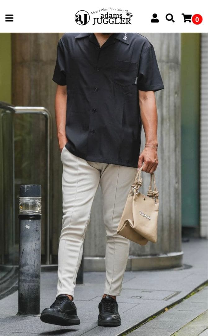 新品未使用⭐︎アダムスジャグラー/RTEG.OGレザーバッグ/ベージュ/完売品⭐︎