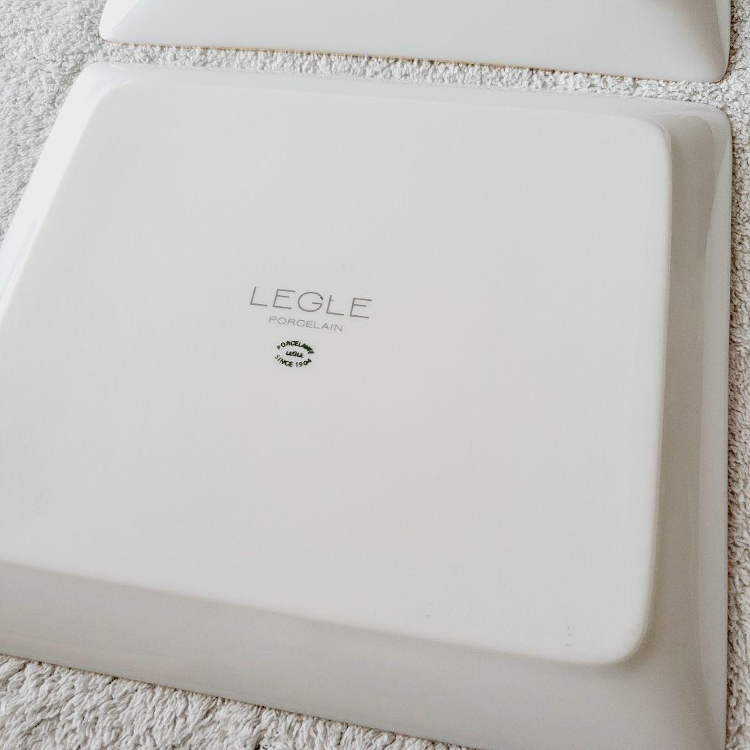 LEGLE レッグ プレート 6枚セット 金縁