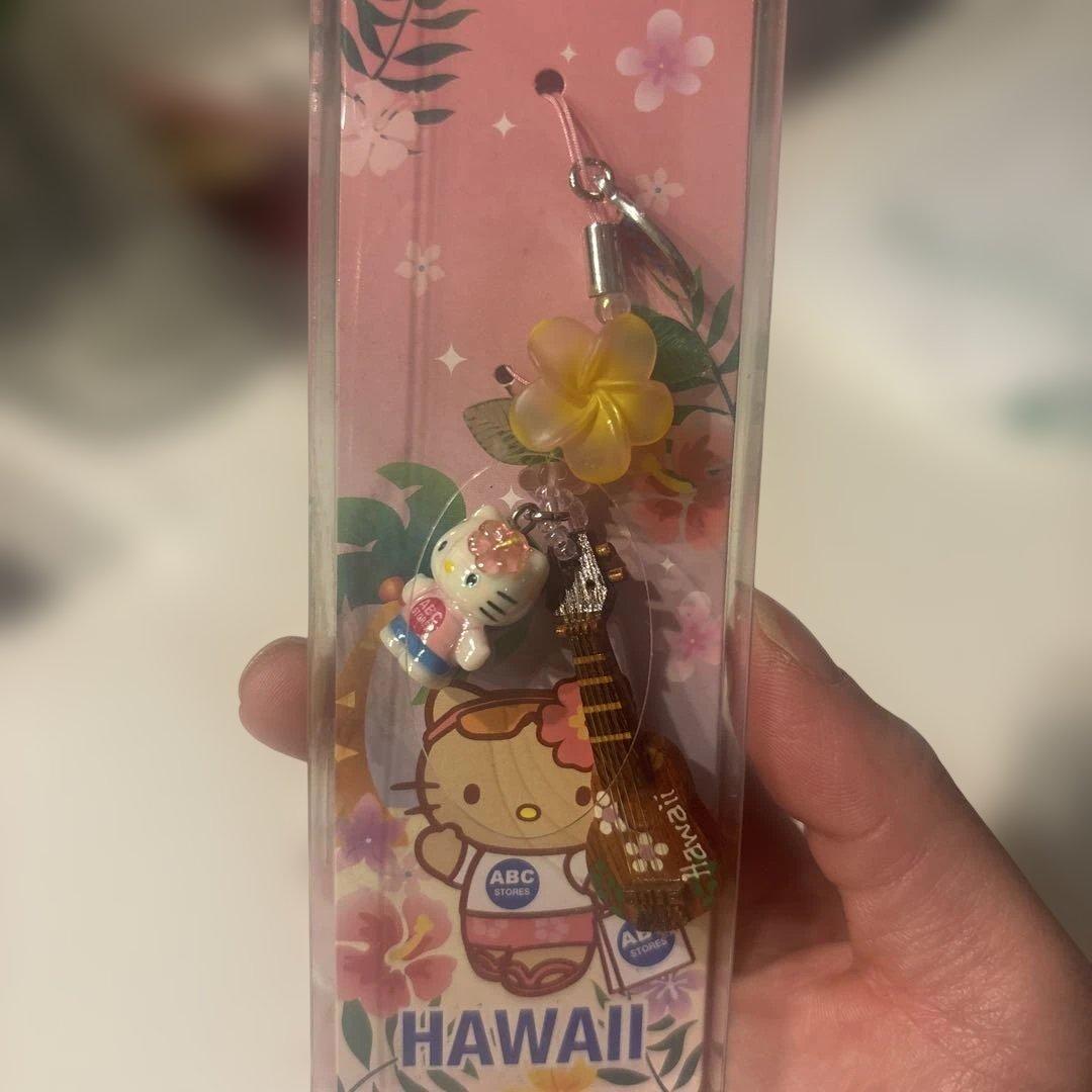 ハワイ限定キティストラップ　ABCストア