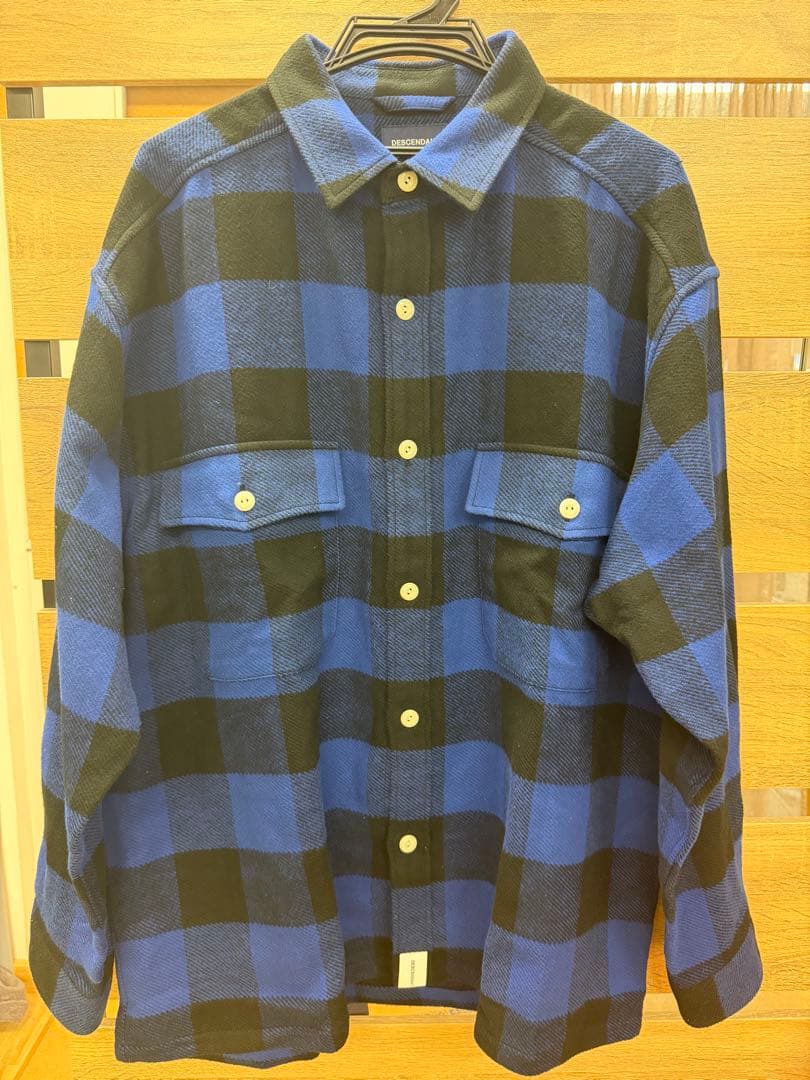 トップス 25AW DESCENDANT VANNING PLAID LS SHIRT