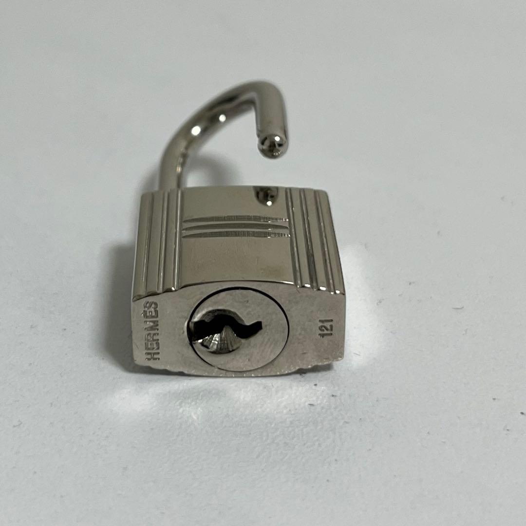 本日限定　超美品　エルメス シルバー　カデナ　南京錠　パドロック　鍵　キー