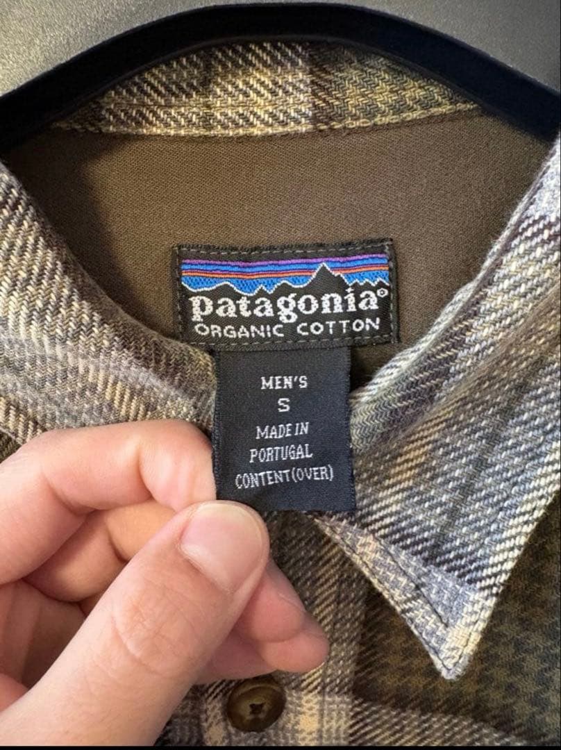 じ*ょ様 S ポルトガル製 パタゴニア ヘビーフランネルシャツ ヘビネル